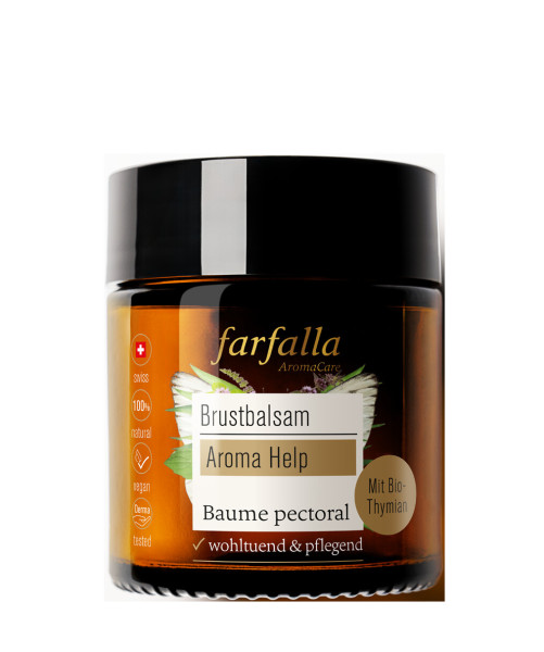 Brustbalsam, Aroma Help, 30ml von farfalla – Produktabbildung 1