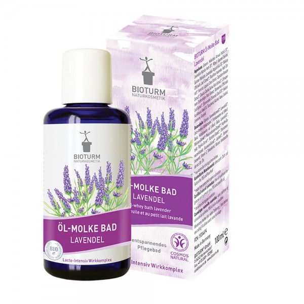 BIOTURM Öl-Molke Bad Lavendel 100 ml in der Glasflasche 100 ml