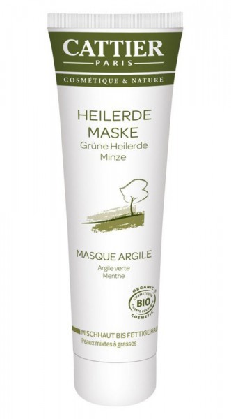 Cattier Paris Cattier Grüne Heilerde Maske für Mischhaut bis fettige Haut 100 ml