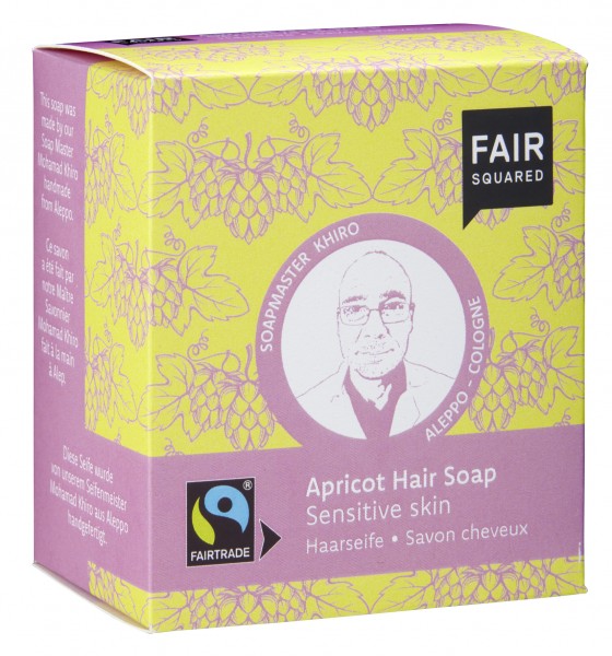 FAIR SQUARED Hair Soap Apricot - Sensitive Skin 160 g