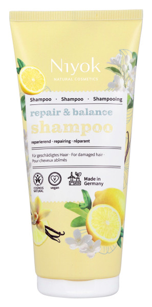 repair & balance Shampoo, reparierend 200 ml von Niyok – Produktabbildung 1