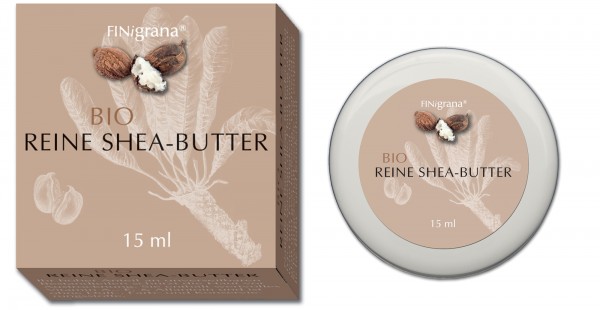 FINigrana® Naturkosmetik FINigrana® 100% Reine Bio Shea-Butter (Körper Butter / Body Butter / Beurre