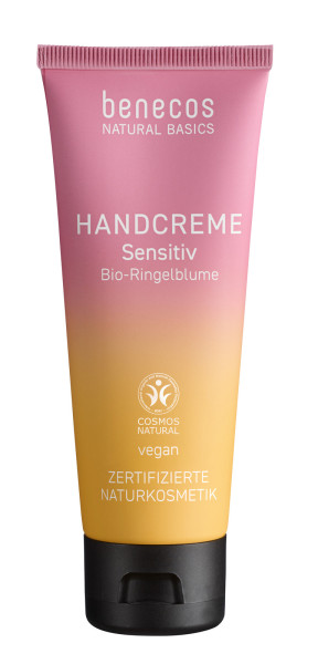 benecos Natural Basics Handcreme Sensitiv Bio-Ringelblume 75 ml – Produktabbildung 1