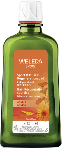 WELEDA Sport & Muskel Regenerationsbad Arnika 200 ml – Produktabbildung 1
