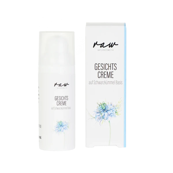 Gesichtscreme Schwarzkümmel 50 ml raw NATURKOSMETIK