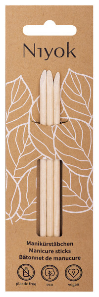 Manikürstäbchen Holz von Niyok – Produktabbildung 1