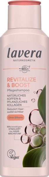 PFLEGESHAMPOO REVITALIZE & BOOST 250 ml von lavera – Produktabbildung 1