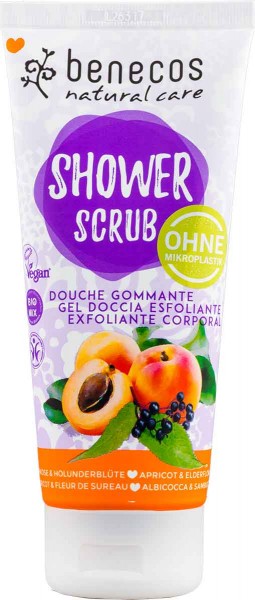 benecos Natural Shower Scrub Aprikose & Holunder 200 ml