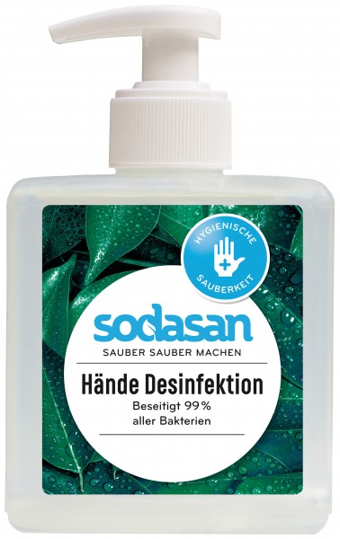 Sodasan Wasch- und Reinigungsmittel GmbH Hände Desinfektion Pump-Spender 300 ml