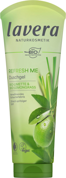 DUSCHGEL REFRESH ME 250 ml von lavera – Produktabbildung 1