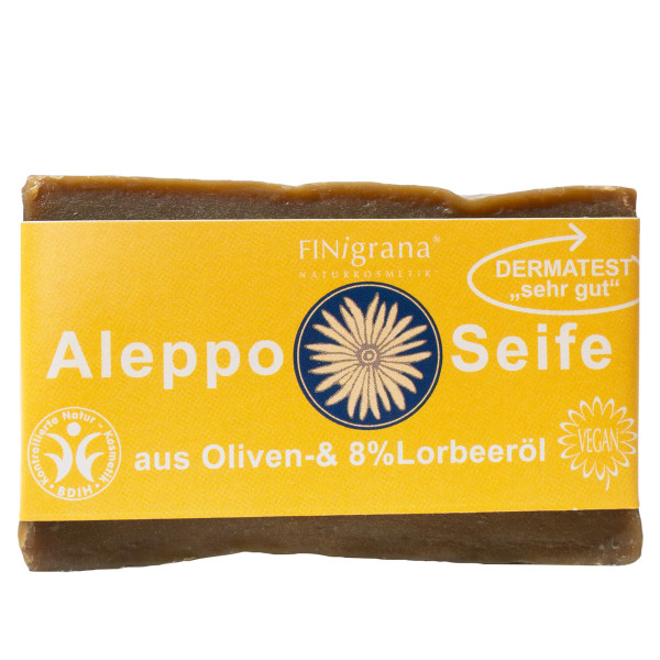 AS Olive mit 8% Lorbeeröl 200 g von FINigrana® Naturkosmetik – Produktabbildung 1