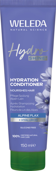 WELEDA HydroShine Pflege-Spülung Alpen-Lein 150 ml – Produktabbildung 1