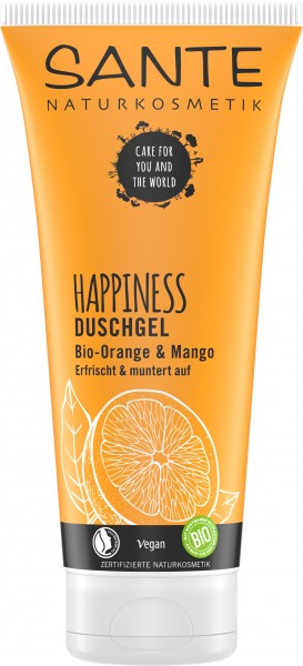 Sante HAPPINESS Duschgel Bio-Orange & Mango 200 ml