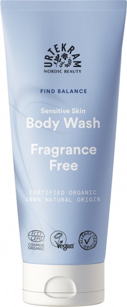 Urtekram Fragrance Free Body Wash 200 ml