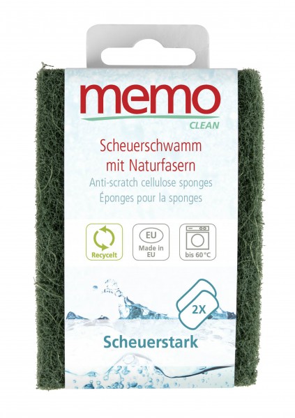 memo AG memo Spülschwämme "scheuerstark", 2 Stk. 2 Stück