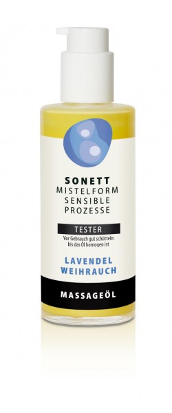 SONETT MISTELFORM. SENSIBLE PROZESSE TESTER Körper- und Massageöl Lavendel-Weihrauch 70 ml