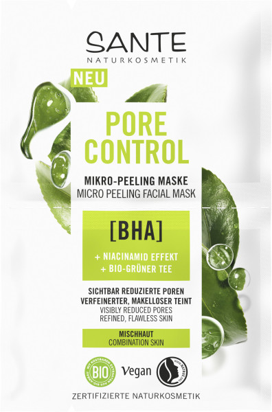 Pore Control Mikro-Peeling Maske 8 ml von Sante – Produktabbildung 1