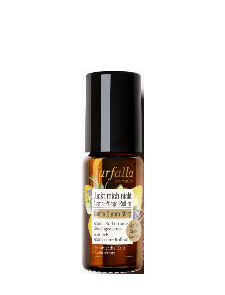 Juckt mich nicht Aroma-Pflege-Roll-on, Summ Summ Stopp, 10ml von farfalla – Produktabbildung 1