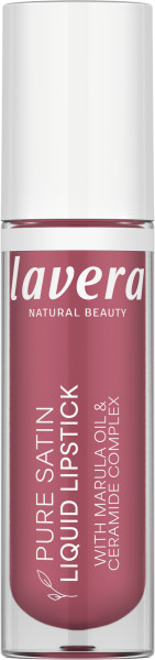 Pure Satin Liquid Lipstick -Wild Mauve 03- 4 ml von lavera – Produktabbildung 1