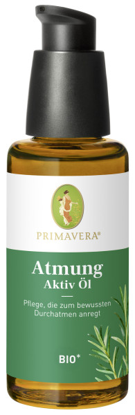 Atmung Aktiv Öl bio 50 ml von PRIMAVERA – Produktabbildung 1