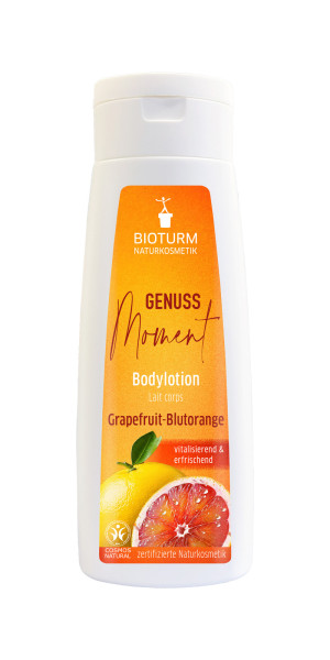 Genuss-Moment - Bodylotion Grapefruit-Blutorange 200 ml von BIOTURM – Produktabbildung 1