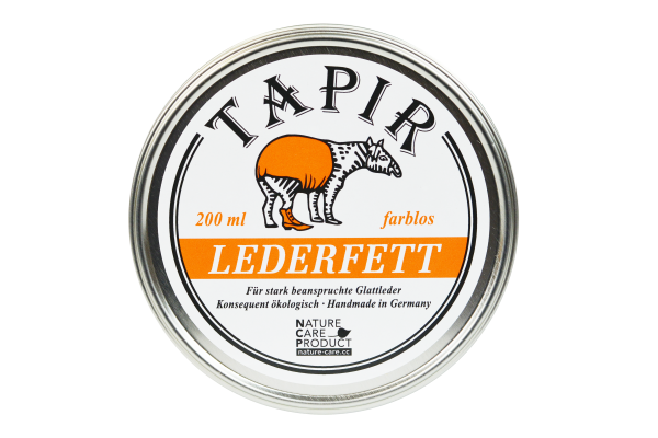 Tapir Schuh- und Lederpflege Lederfett farblos in Weißblechdose, 200 ml 200 ml