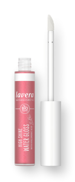 High Shine Water Gloss -Pink Lagoon 04- 5,5 ml von lavera – Produktabbildung 1