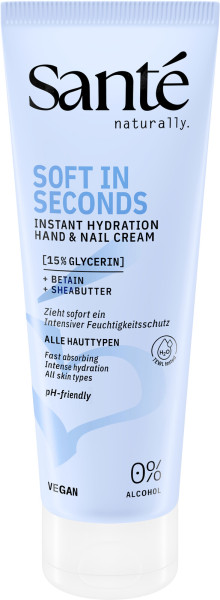 Soft in Seconds Hand Cream 75 ml von Sante – Produktabbildung 1