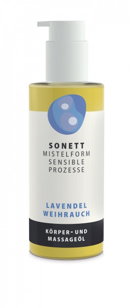 SONETT MISTELFORM. SENSIBLE PROZESSE Körper- und Massageöl Lavendel-Weihrauch 145 ml