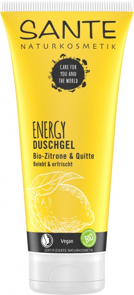 Sante ENERGY Duschgel Bio-Zitrone & Quitte 200 ml