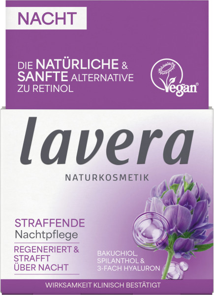 Straffende Nachtpflege 50 ml von lavera – Produktabbildung 1