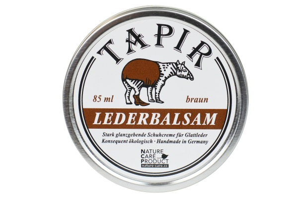 Tapir Schuh- und Lederpflege Lederbalsam braun in Weißblechdose, 85 ml 85 ml