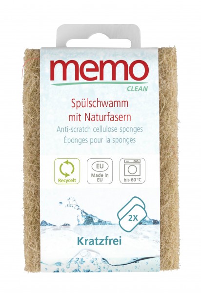 memo AG memo Spülschwämme "kratzfrei", 2 Stk. 2 Stück