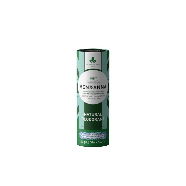 Ben&Anna Natural Care Papertube Deodorant Mint 40 g
