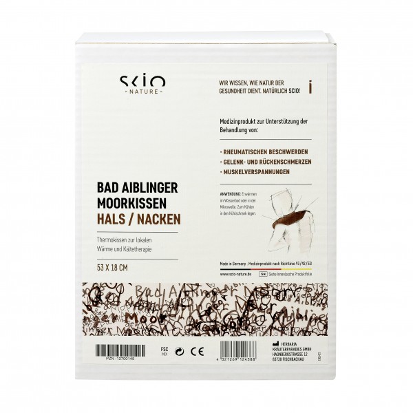 SCIO Nature Bad Aiblinger Moorkissen Hals-Nacken 53x18cm 1400 g