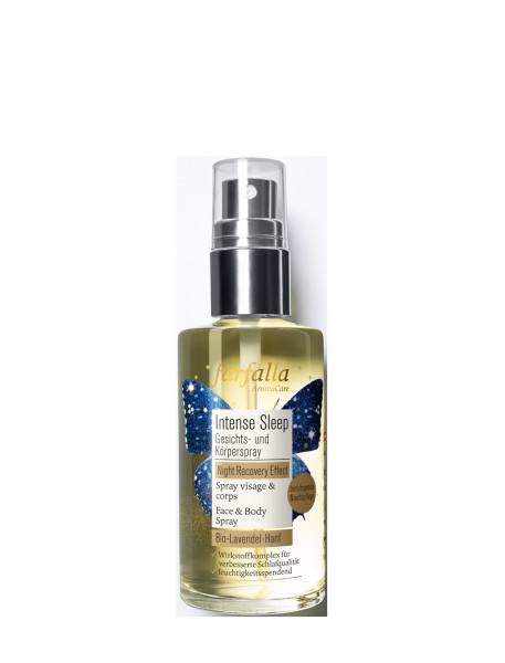 Intense Sleep, Gesichts- und Körperspray, Night Recovery Effect, 60ml von farfalla – Produktabbildung 1