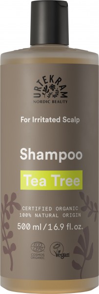 Urtekram Tea Tree Shampoo Gereizte Kopfhaut 500 ml 