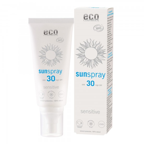 eco cosmetics Sonnenspray LSF 30 sensitive 100 ml