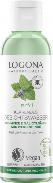 Logona PURIFY Klärendes Gesichtswasser Bio-Minze 125 ml