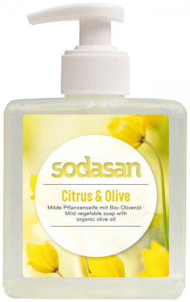 Sodasan Flüssigseife Citrus & Olive 300 ml