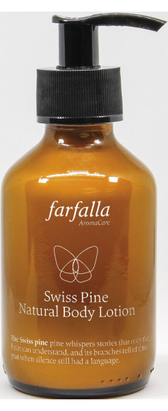 Swiss Pine Natural Body Lotion, 150ml von farfalla – Produktabbildung 1