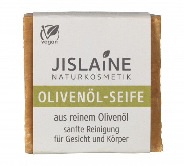 Jislaine Naturkosmetik Olivenöl-Seife Block 200 g