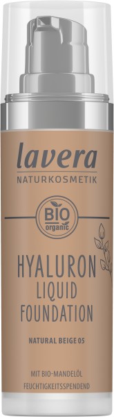 lavera Hyaluron Liquid Foundation Natural Beige 05 30 ml