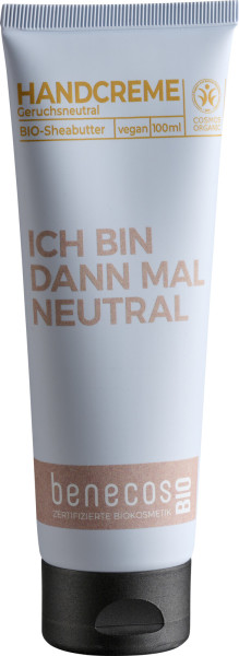 benecosBIO Handcreme BIO-Sheabutter - ICH BIN DANN MAL NEUTRAL 100 ml – Produktabbildung 1
