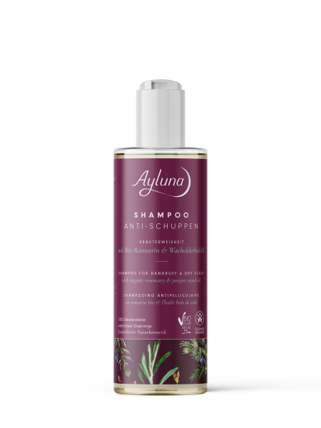 Ayluna Shampoo Kräuterweisheit bei Schuppen und trockener Kopfhaut mit Bio-Rosmarin 250 ml