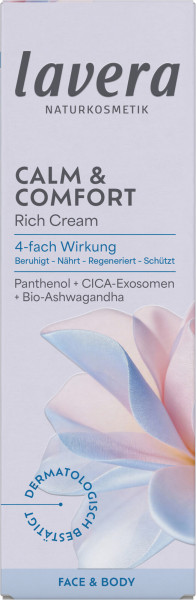 Calm & Comfort Rich Cream 50 ml von lavera – Produktabbildung 1