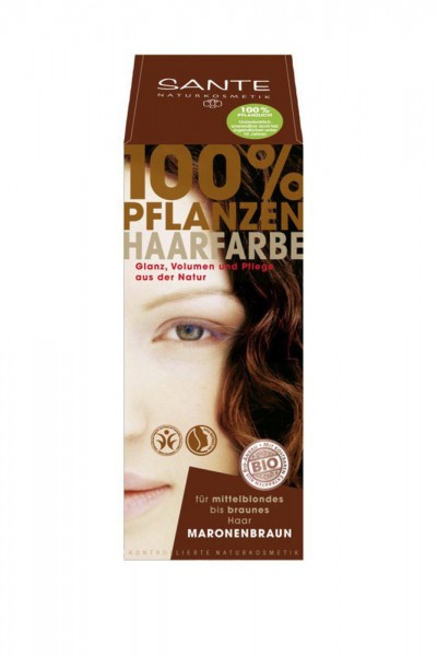 Sante Pflanzen-Haarfarbe maronenbraun 100 g