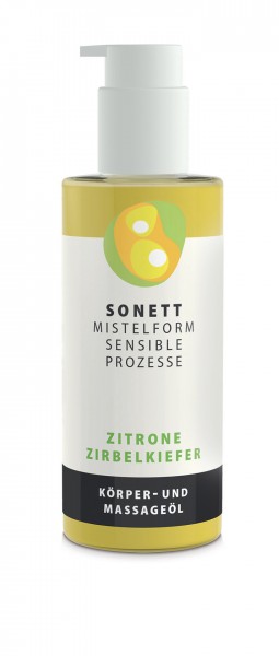 SONETT Körper- und Massageöl Zitrone-Zirbelkiefer 145 ml