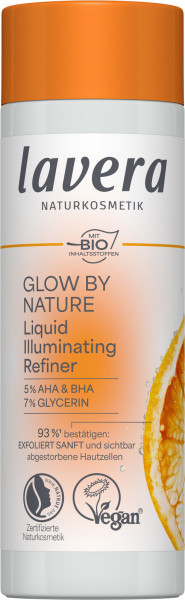 Glow By Nature Liquid Illuminating Refiner 100 ml von lavera – Produktabbildung 1