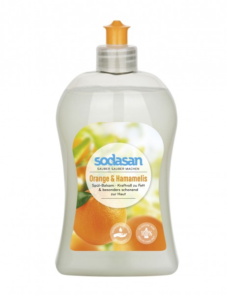 Sodasan Wasch- und Reinigungsmittel Spül- Balsam Orange 0.5 l